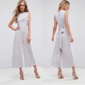 NEW ASOS Jumpsuit w Wrap Front & Tie Back, Sz 12